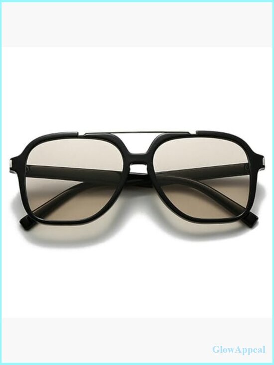 Retro Square Sunglasses Women Oversized 70s Shades UV Protection Vintage Pilot main image 5
